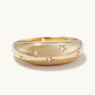 Eternity Band Rings Braziliaanse 18K Gold Juwelen Ster 925 Sterling Silver Dome Vrouwen Ring