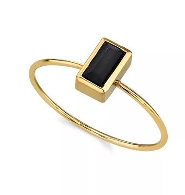 14K Gold Dip Cubic Zirconia Crystal Ring OEM Strass Ring