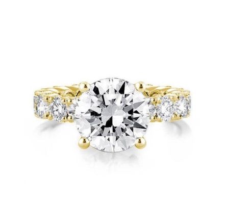 18k goud witte zircon eeuwigheid band 925 sterling zilver verlovingsringen