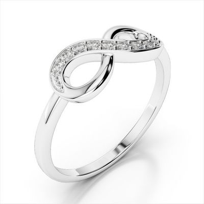 Handgemaakte Infinity 925 Sterling zilveren vrouwenringen