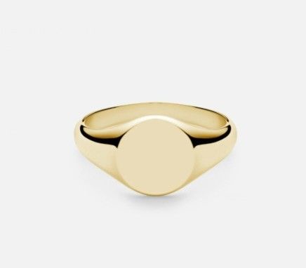 18K vergulde, op maat gegraveerde zegel 925 Sterling zilver Unisex fijne sieraden ringen