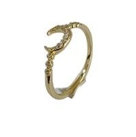 Mensen fijne Sterling zilver 925 Custom Moon Ring met 14k 18k 24k goud uit Brazilië 2022