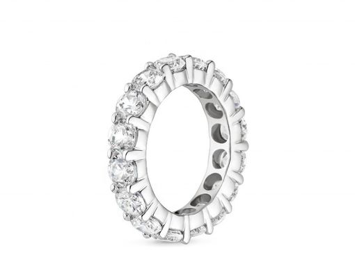 925 Sterling Silver Eternity Bands Ring Rhodium Plated Handgemaakte Ringen Technische sieraden