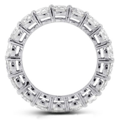 925 Sterling zilver 4mm CZ Eternity Band Ring Eco-vriendelijk Ja Plating Rose Gold