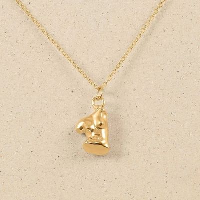Venus Vrouwelijkheid 18K Goud Geplatte 925 Sterling Zilveren Gevulde Hanger Ketting Voor Partij