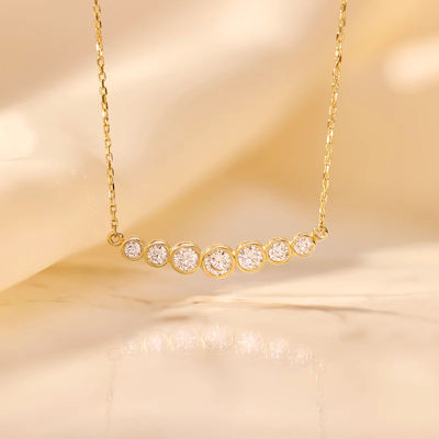 Minimalistisch 925 Sterling zilver Tennis hanger halskettingen voor vrouwen laag stapelbare halskettingen