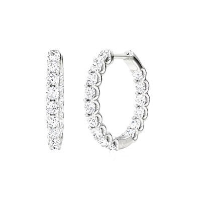 925 Sterling zilver fijne sieraden Hoop oorbellen Perfect voor elke gelegenheid
