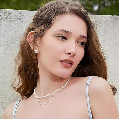 Paashaas Perlen oorbellen fijne Zircon studs konijn wortel schattig juwelen cadeautjes