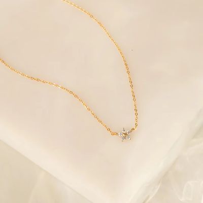 925 Sterling zilveren bloemenhalsketting uitstekend trendy rhodium bekleed voor verloving trouwfeest perfect cadeau voor vriendinnen