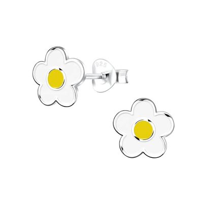 925 Sterling Zilver Hypoallergene Kinder Oorknopjes 18K Goud Verguld