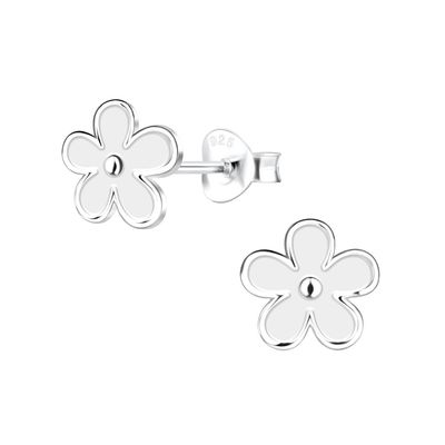 925 Sterling Zilver Hypoallergene Kinder Oorknopjes 18K Goud Verguld