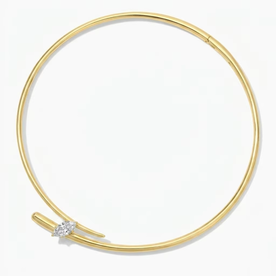 YUNCHENG Nieuwe collectie 18K vergulde choker voor damesmode-sieraden