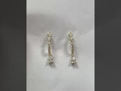 Teardrop Stud Charms oorbel