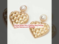 Vind het perfecte paar sterling zilveren oorbellen voor uw bedrijf en betaalbaar